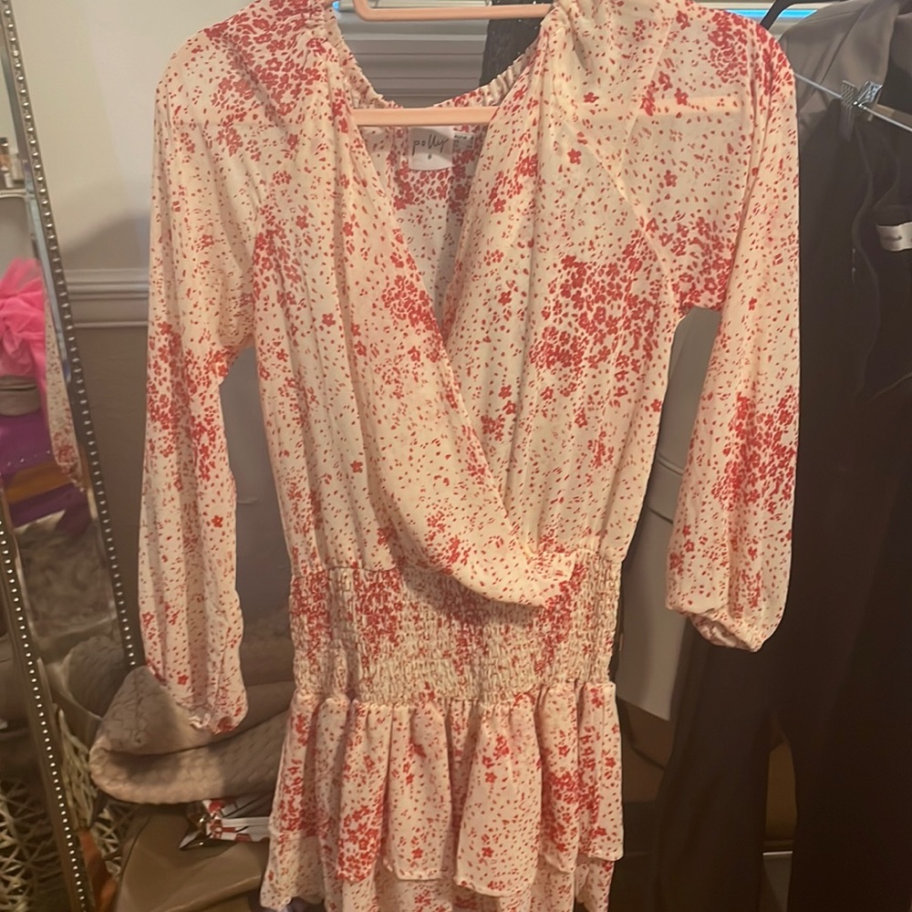 Princess Polly floral print mini dress. Size 4